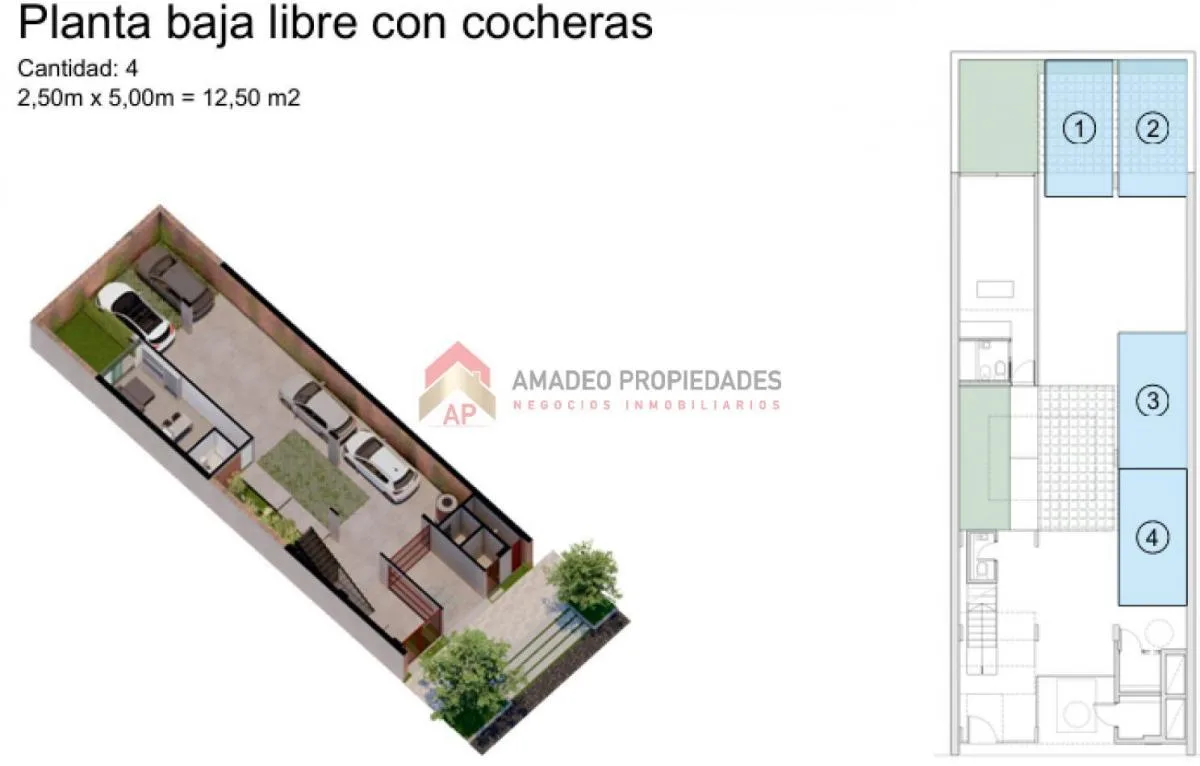 Oportunidad: Cochera Planta Baja. Ubicada en San Martin 632, Lomas de Zamora